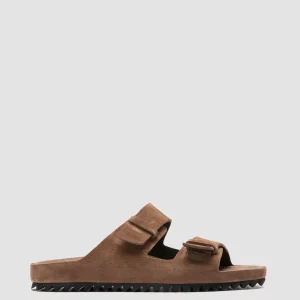 Officine Creative AGORA’ 002 - Brown Suede Sandals