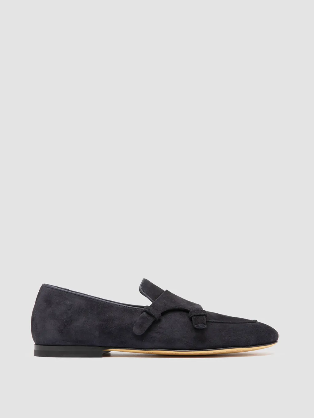Officine Creative AIRTO 010 - Blue Suede Penny Loafers