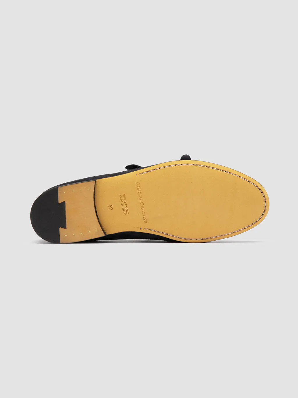 Officine Creative AIRTO 010 - Blue Suede Penny Loafers