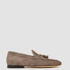 Officine Creative AIRTO 013 - Taupe Suede Tassel Loafers