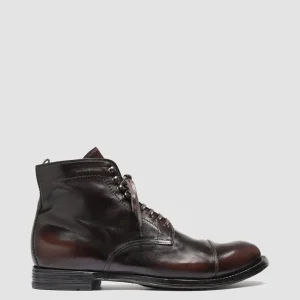 Officine Creative ANATOMIA 016 - Brown Leather Ankle Boots