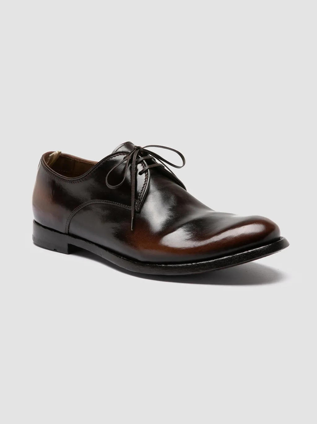 Officine Creative ANATOMIA 87 - Brown Leather Derby Shoes