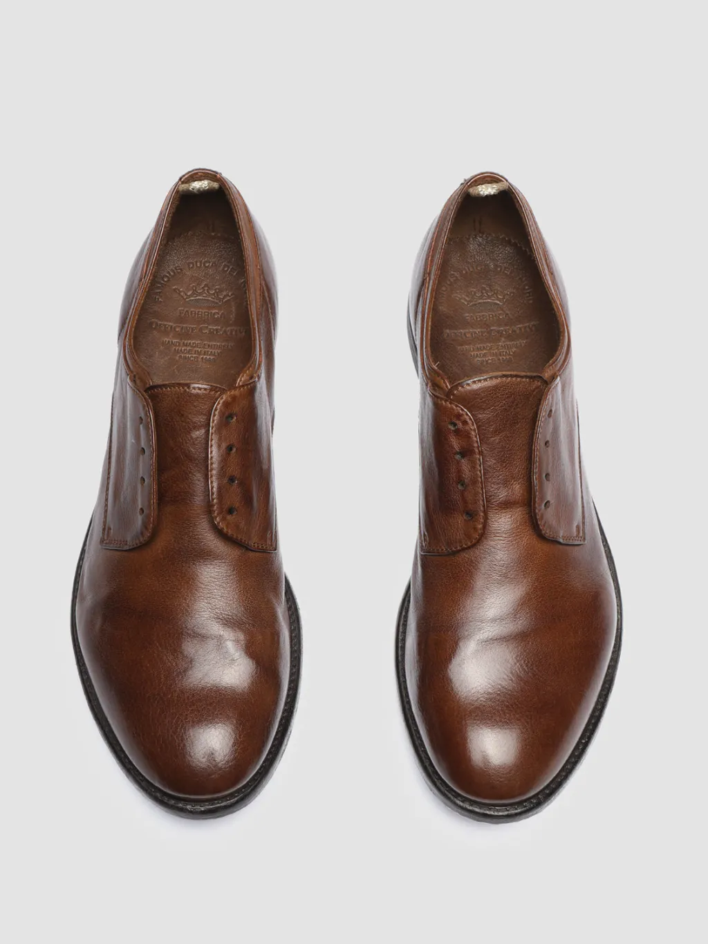 Officine Creative ARC 500 - Brown Leather Derby Shoes