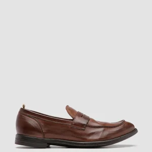 Officine Creative ARC 509 - Brown Leather Penny Loafers