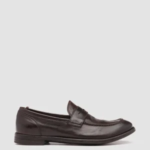 Officine Creative ARC 509 - Brown Leather Penny Loafers