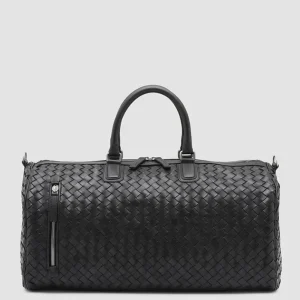 Officine Creative ARMOR 01 - Woven Leather Weekender