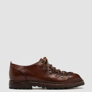 Officine Creative ARTIK 003 - Brown Leather Hiking Shoes