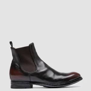 Officine Creative BALANCE 008 - Brown Leather Chelsea Boots