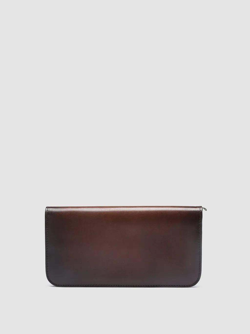 Officine Creative BERGE’ 01 - Brown Zip Around Leather Wallet