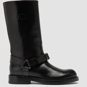 Women Officine Creative BERYL 001 - Black Leather Pull-On Boots