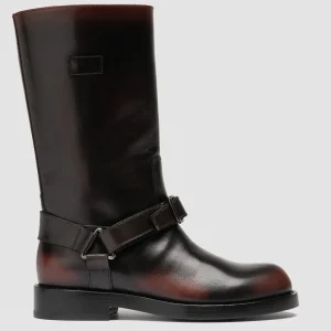 Women Officine Creative BERYL 001 - Brown Leather Pull-On Boots