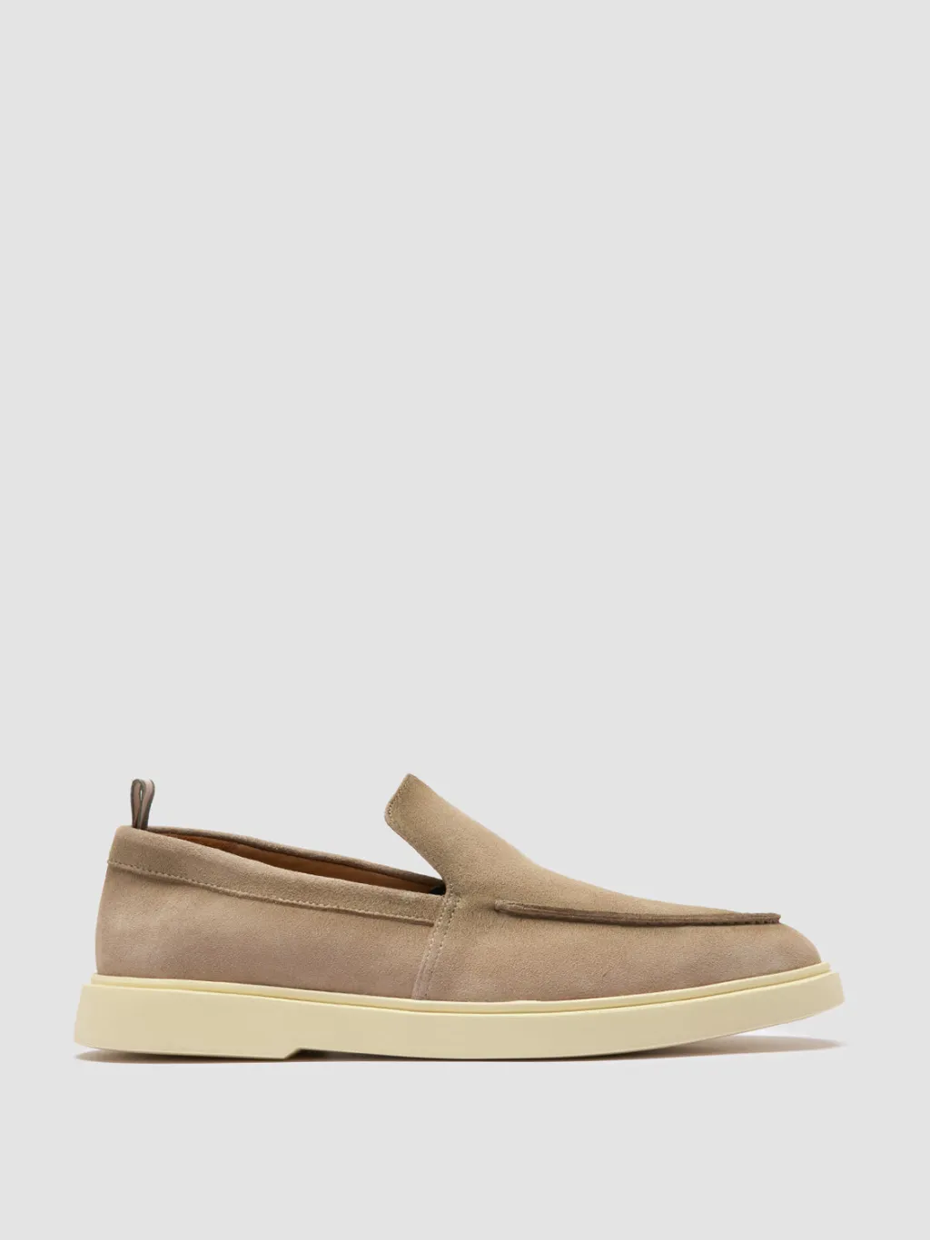 Officine Creative BONES 002 - Beige Suede Loafers