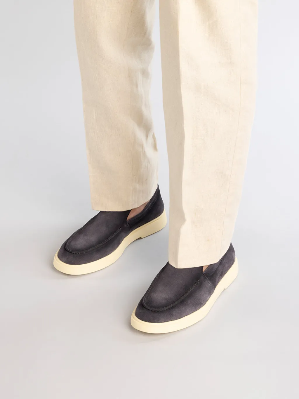 Officine Creative BONES 002 - Beige Suede Loafers