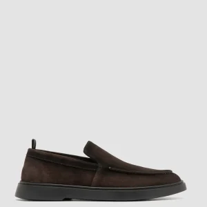 Officine Creative BONES 008 - Grey Suede Venetian Loafers