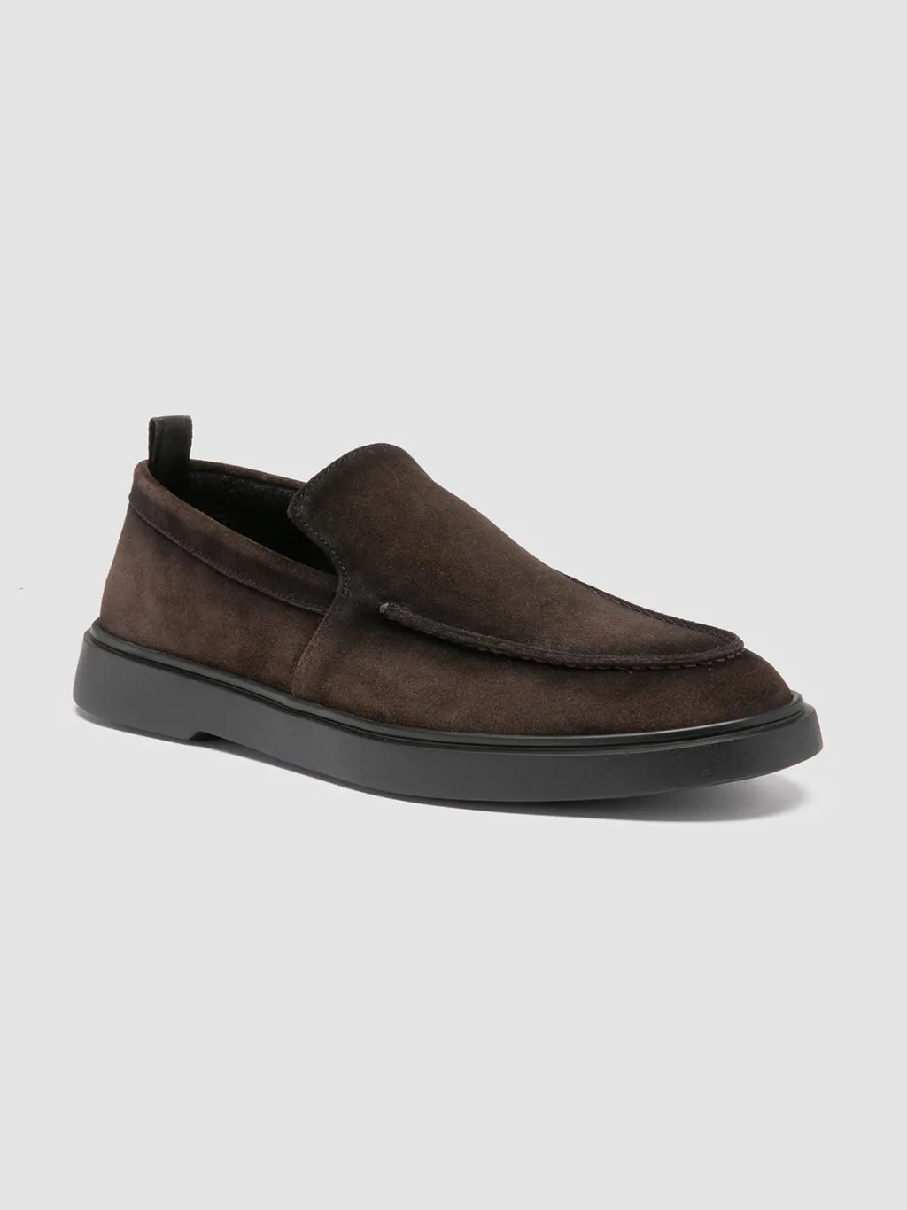 Officine Creative BONES 008 - Grey Suede Venetian Loafers