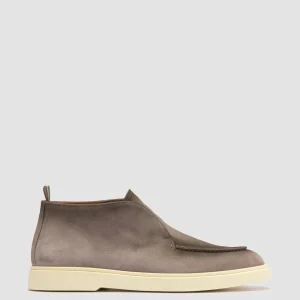 Officine Creative BONES 003 - Taupe Suede Chukka Boots