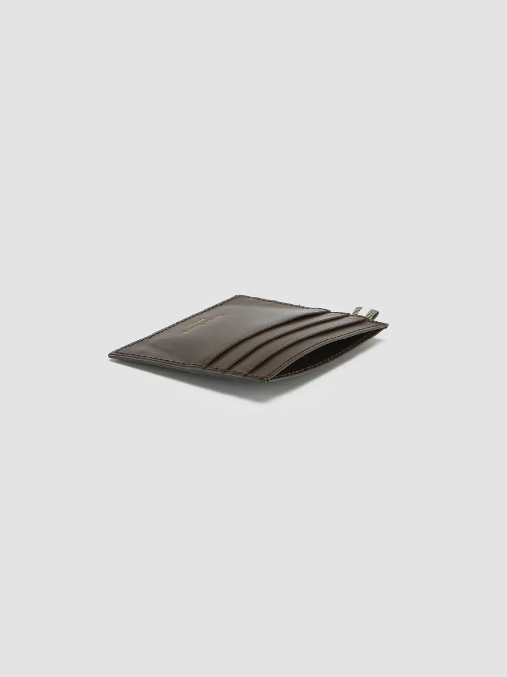 Officine Creative BOUDIN 22 - Brown Leather Card Holder