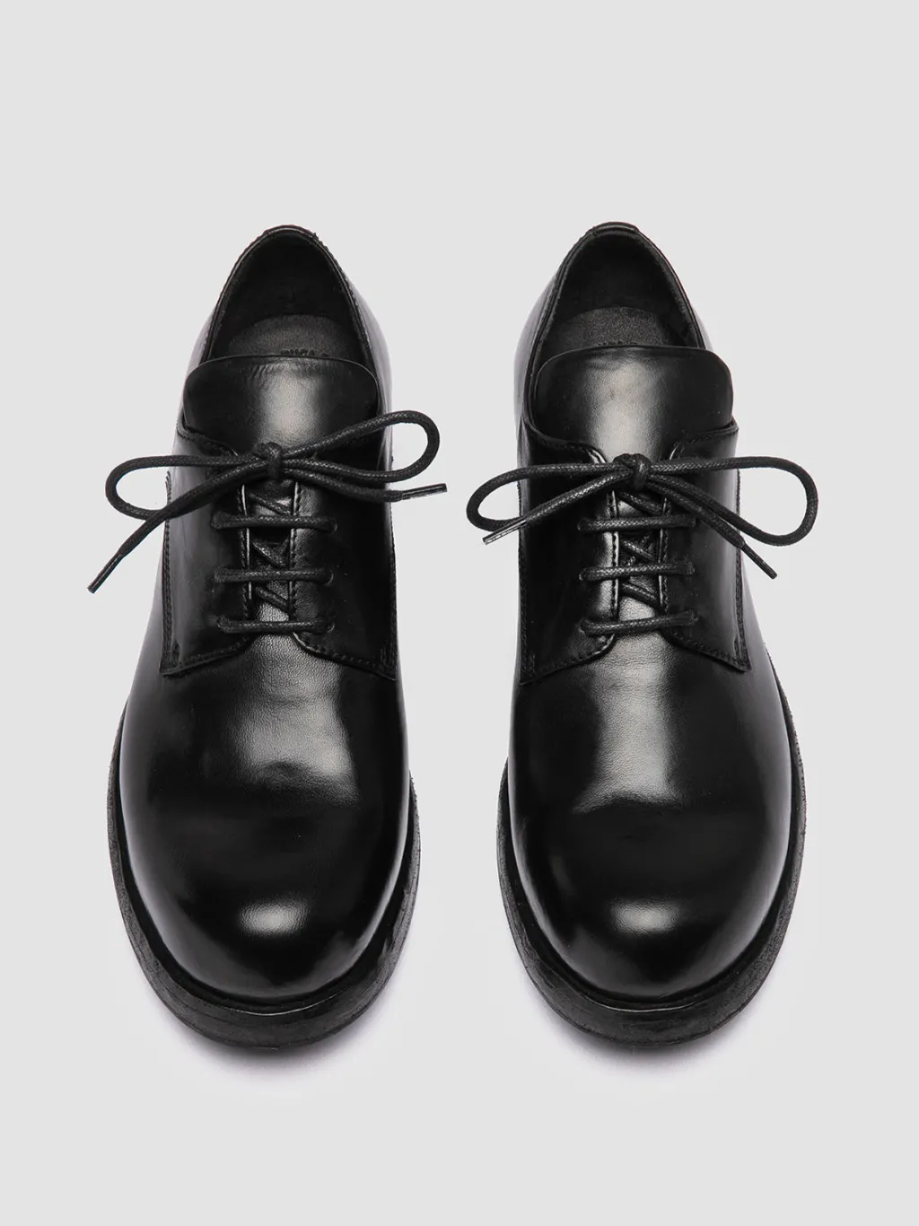 Women Officine Creative BULLA DD 301 - Black Leather Derby Shoes