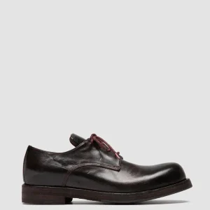 Women Officine Creative BULLA DD 301 - Brown Leather Derby Shoes