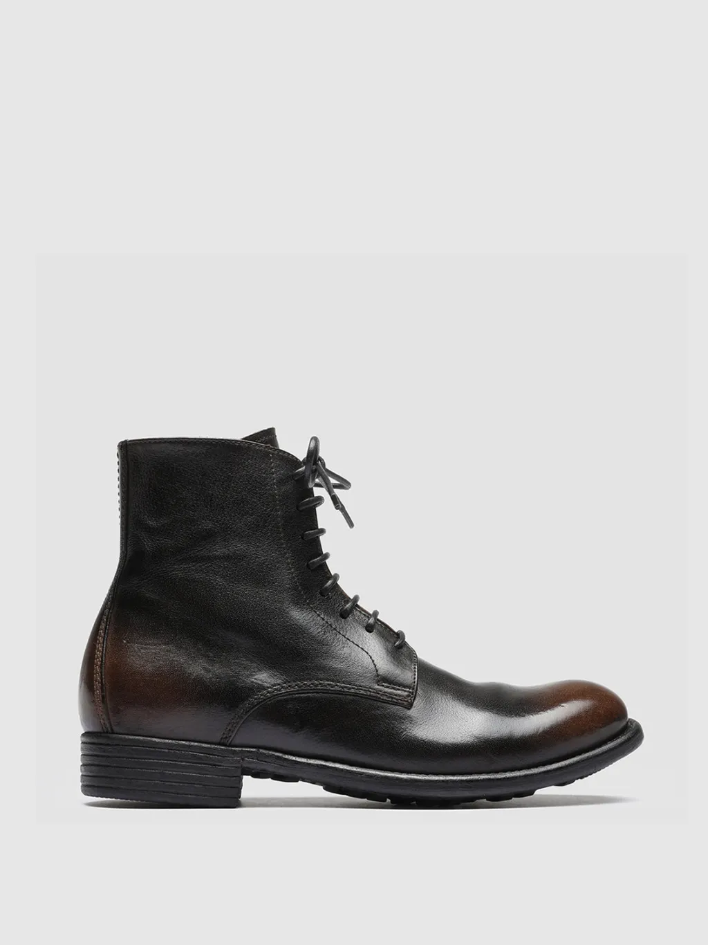 Women Officine Creative CALIXTE 002 - Black Zipped Leather Boots