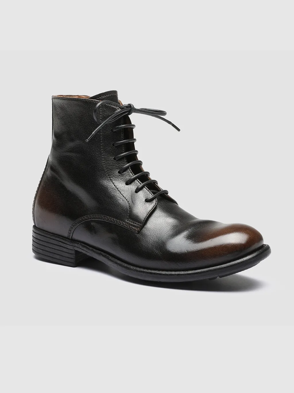 Women Officine Creative CALIXTE 002 - Black Zipped Leather Boots