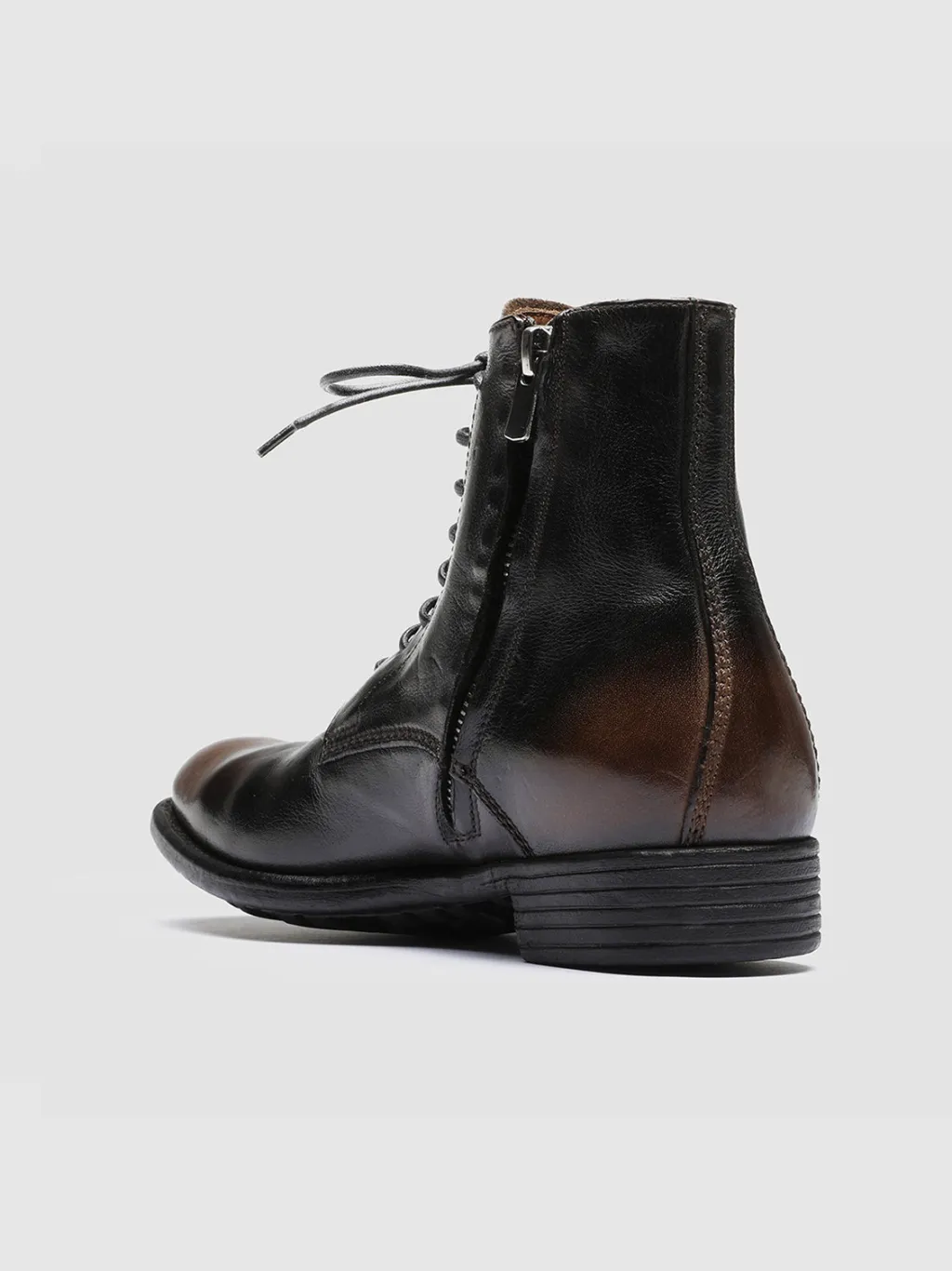 Women Officine Creative CALIXTE 002 - Black Zipped Leather Boots