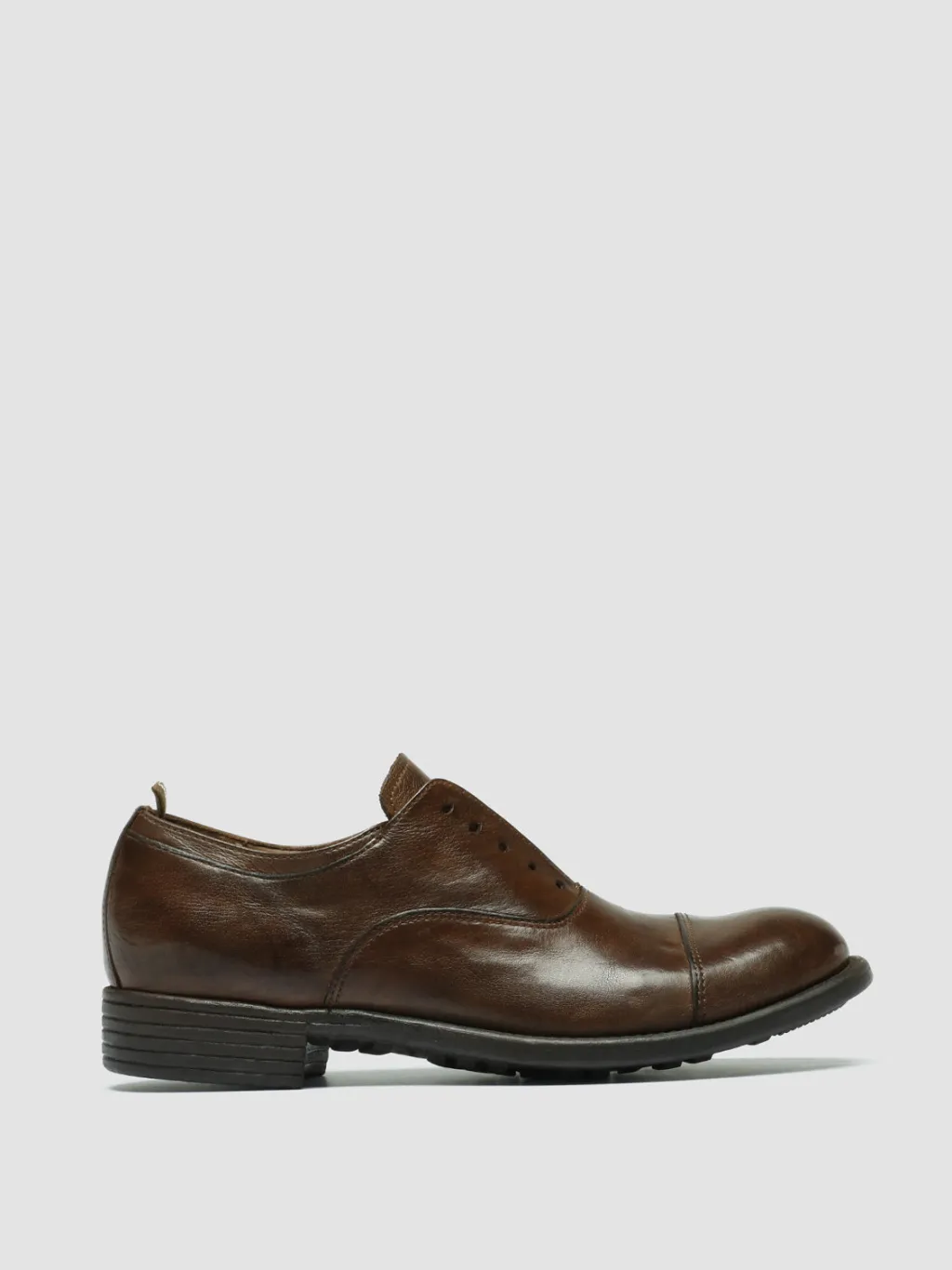 Women Officine Creative CALIXTE 003 - Brown Leather Oxford Shoes