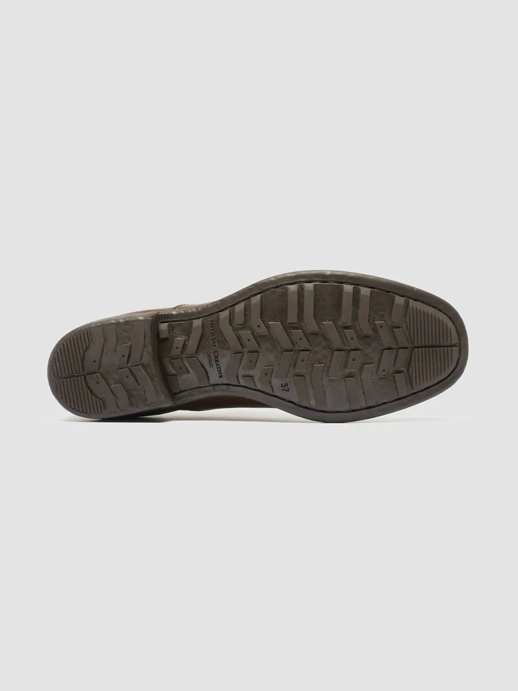 Women Officine Creative CALIXTE 003 - Brown Leather Oxford Shoes