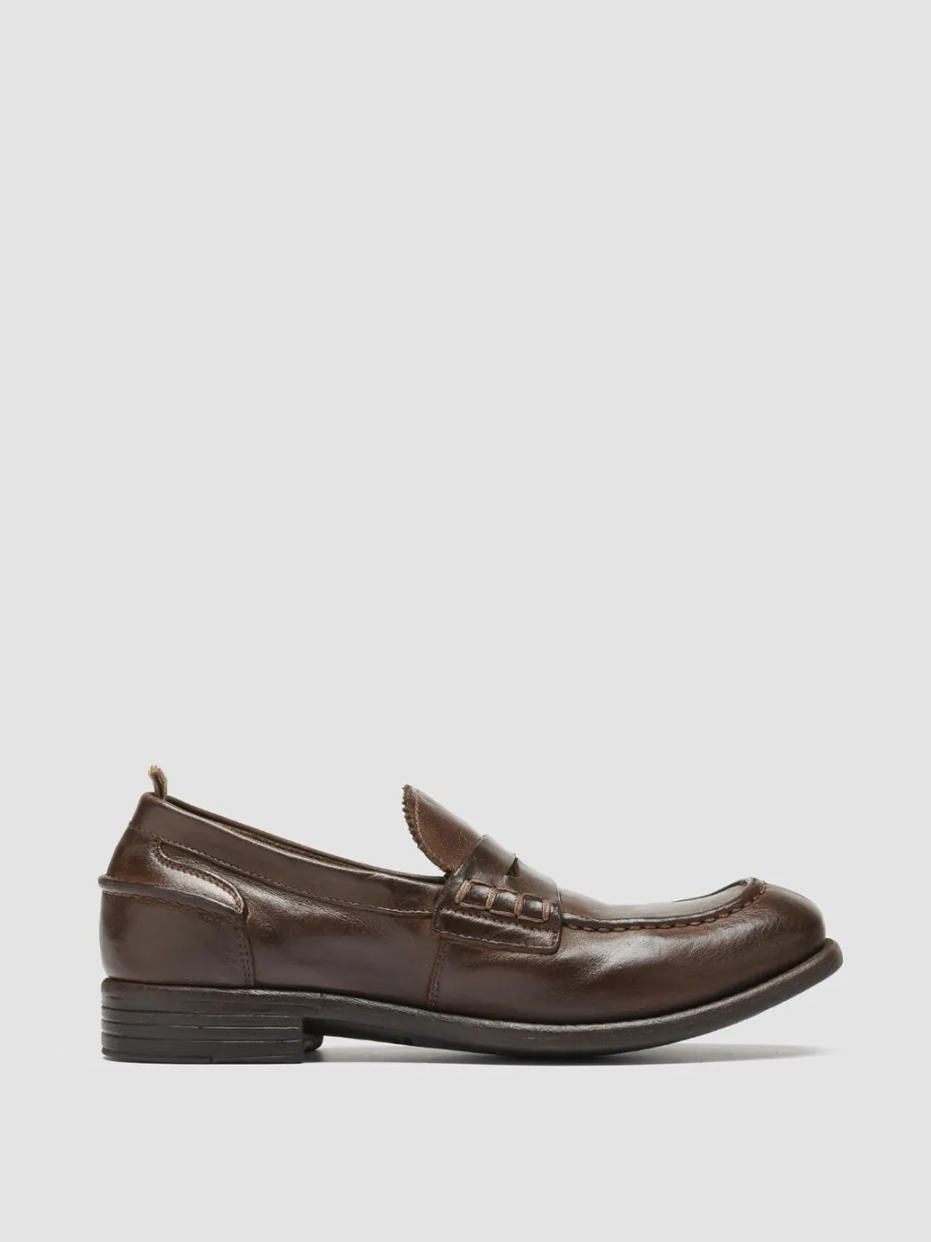Women Officine Creative CALIXTE 042 - Brown Leather Penny Loafers