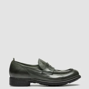 Women Officine Creative CALIXTE 020 - Green Leather Loafers