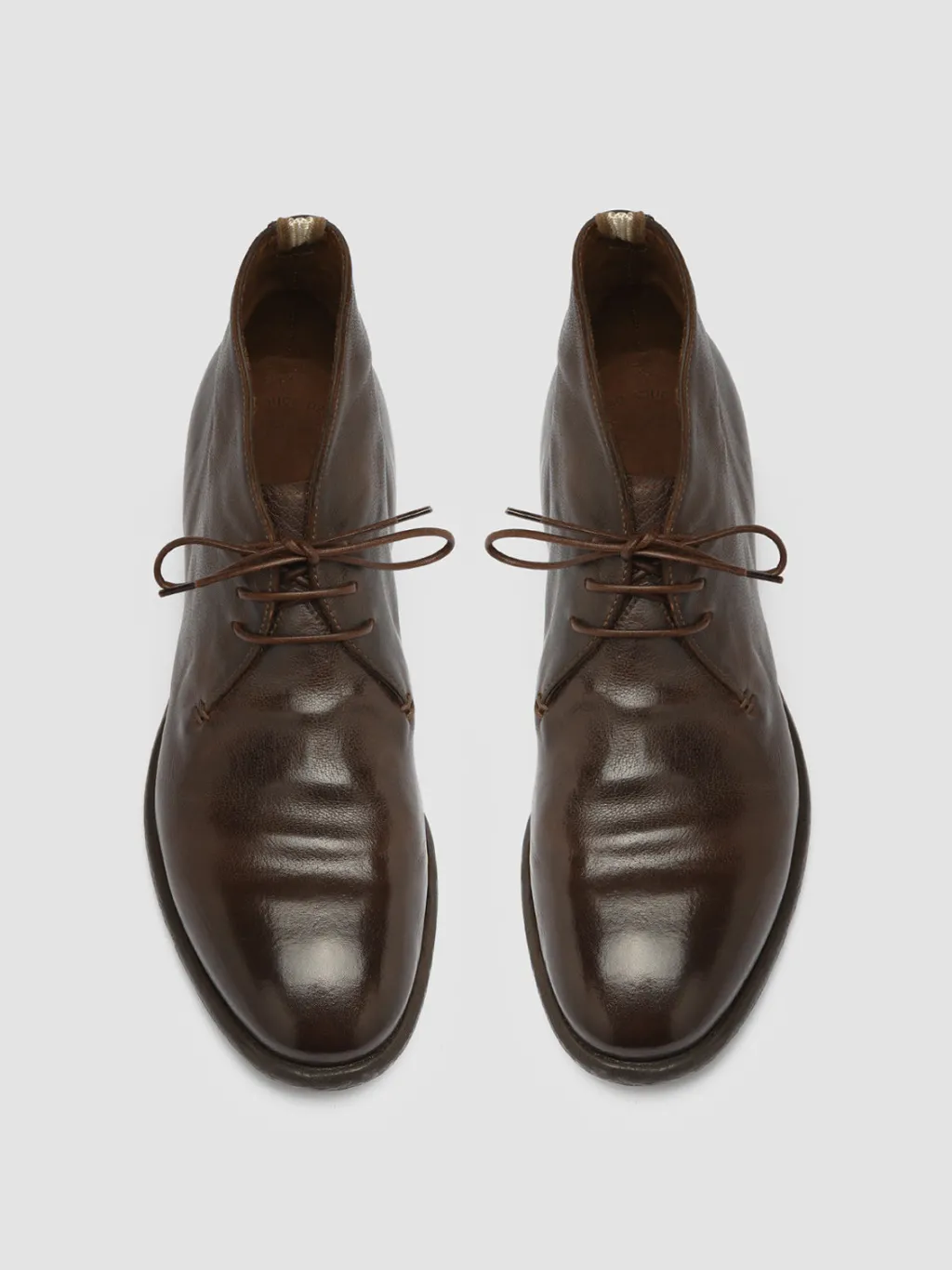 Officine Creative CETON 685 - Brown Leather Chukka Boots