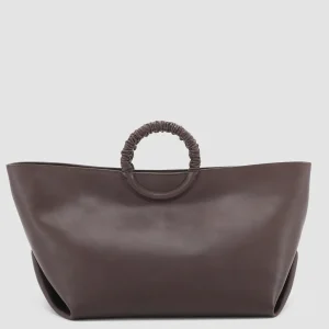 Women Officine Creative CIRCLE 15 - Brown Leather Handle Bag