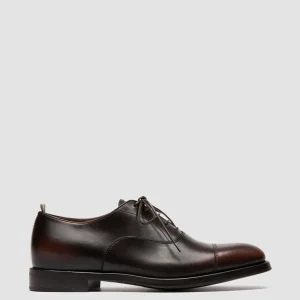 Officine Creative CONSULTANT 003 - Brown Leather Oxford Shoes