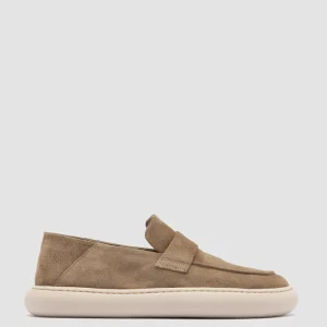 Women Officine Creative DINGHY 101 - Taupe Suede Low Top Sneakers