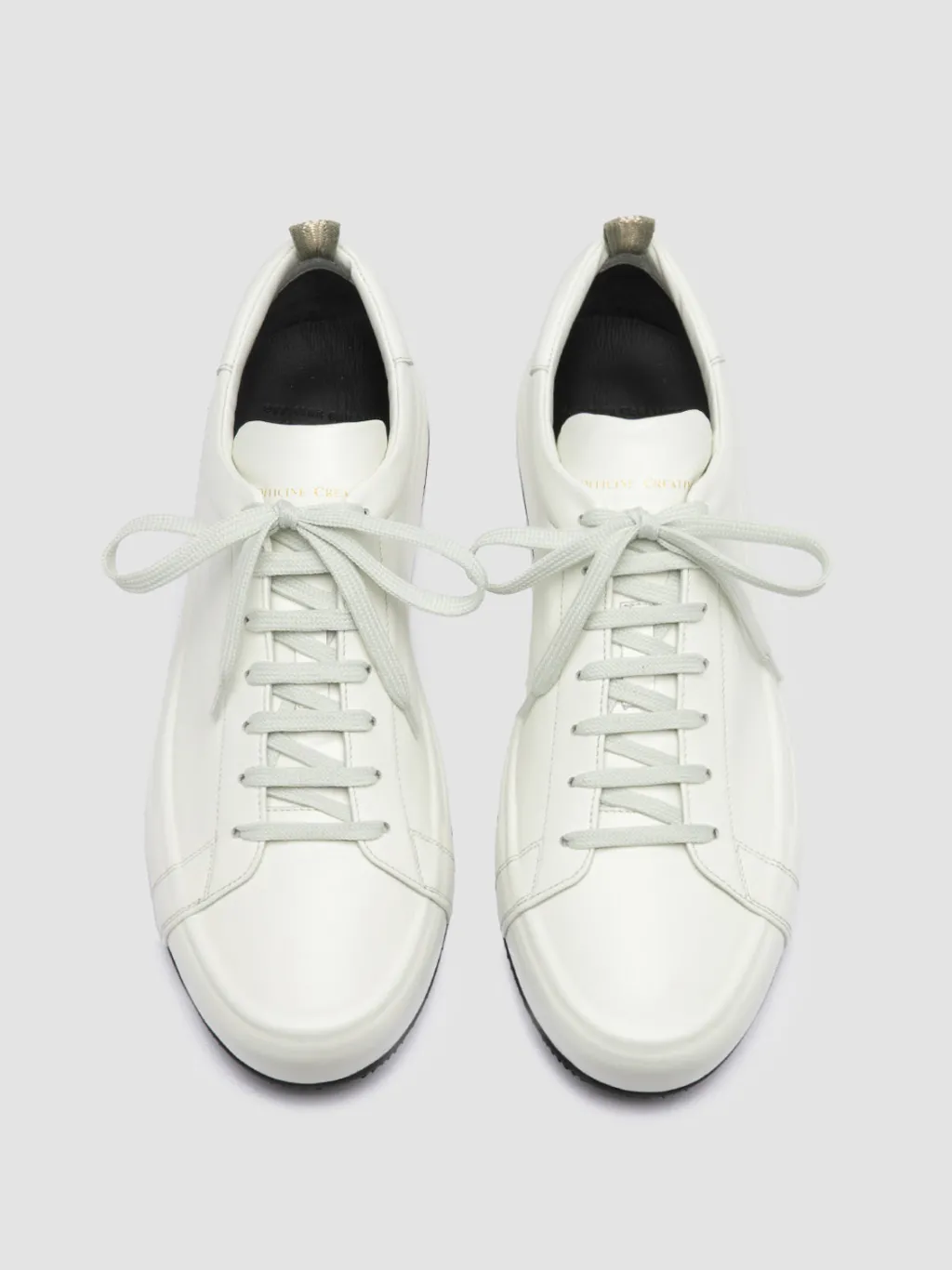 Officine Creative EASY 001 - White Leather Low Top Sneakers