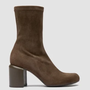Women Officine Creative ELINOR 005 - Taupe Suede Zipped Boots