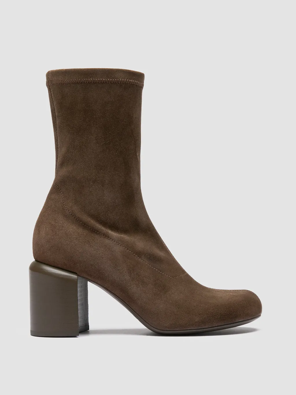 Women Officine Creative ELINOR 005 - Taupe Suede Zipped Boots