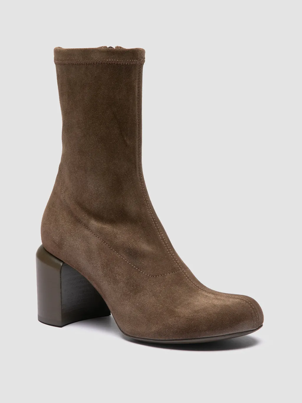 Women Officine Creative ELINOR 005 - Taupe Suede Zipped Boots