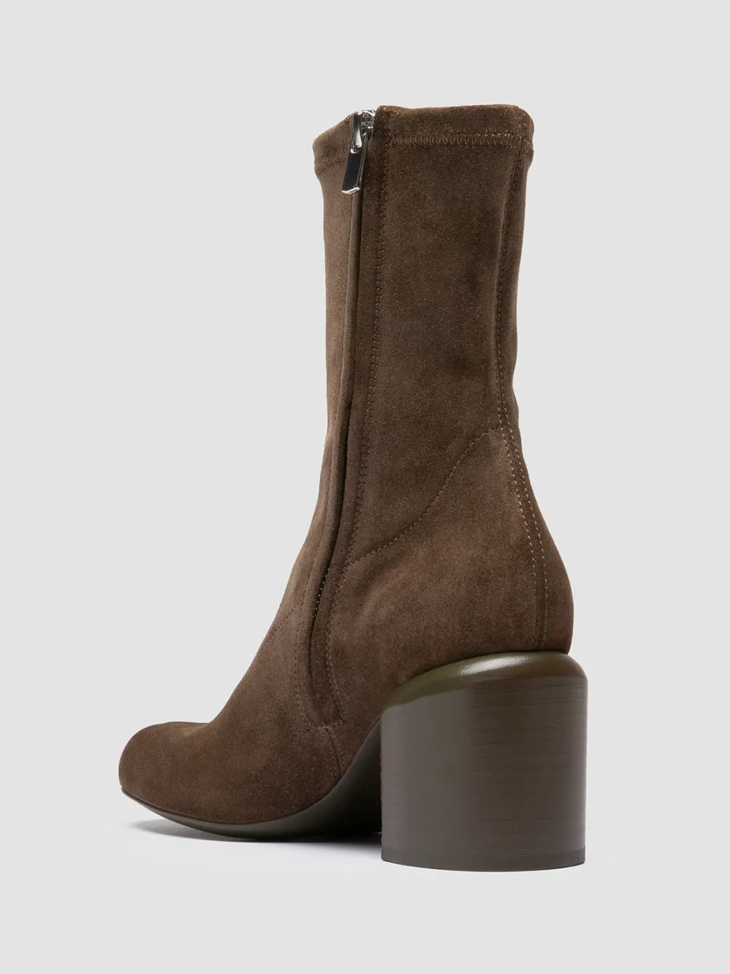 Women Officine Creative ELINOR 005 - Taupe Suede Zipped Boots