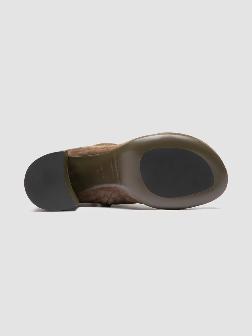 Women Officine Creative ELINOR 005 - Taupe Suede Zipped Boots
