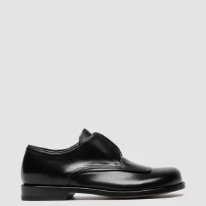 Women Officine Creative EMERALD 003 - Black Leather Derby Shoes
