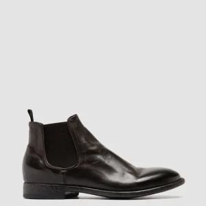 Officine Creative EMORY 012 - Brown Leather Chelsea Boots