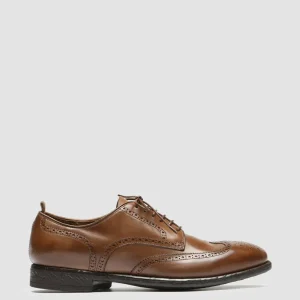 Officine Creative EMORY 015 - Brown Leather Derby Shoes
