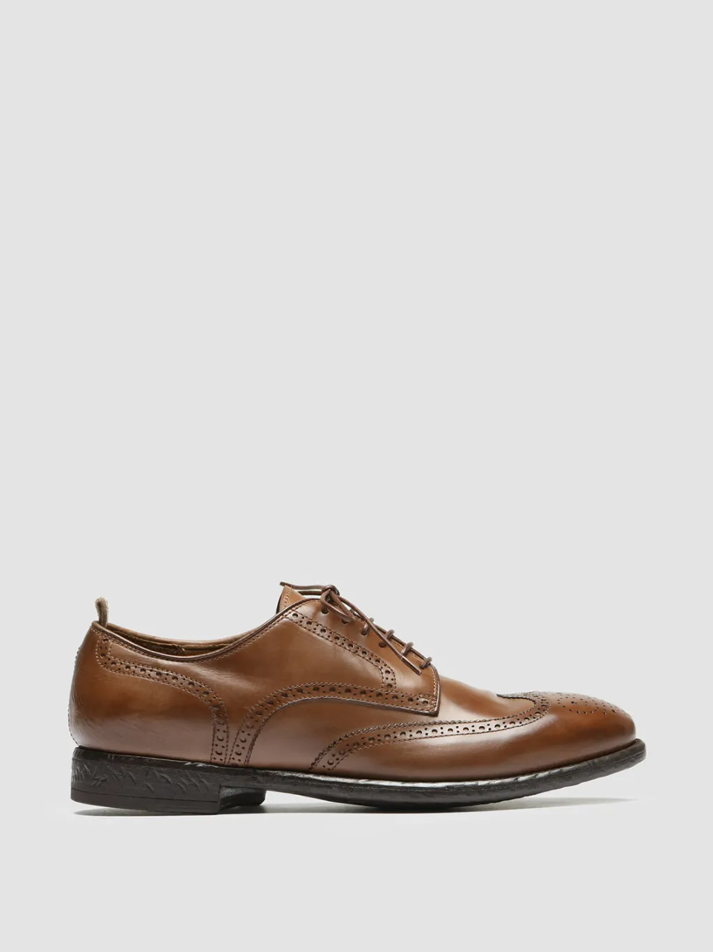 Officine Creative EMORY 015 - Brown Leather Derby Shoes