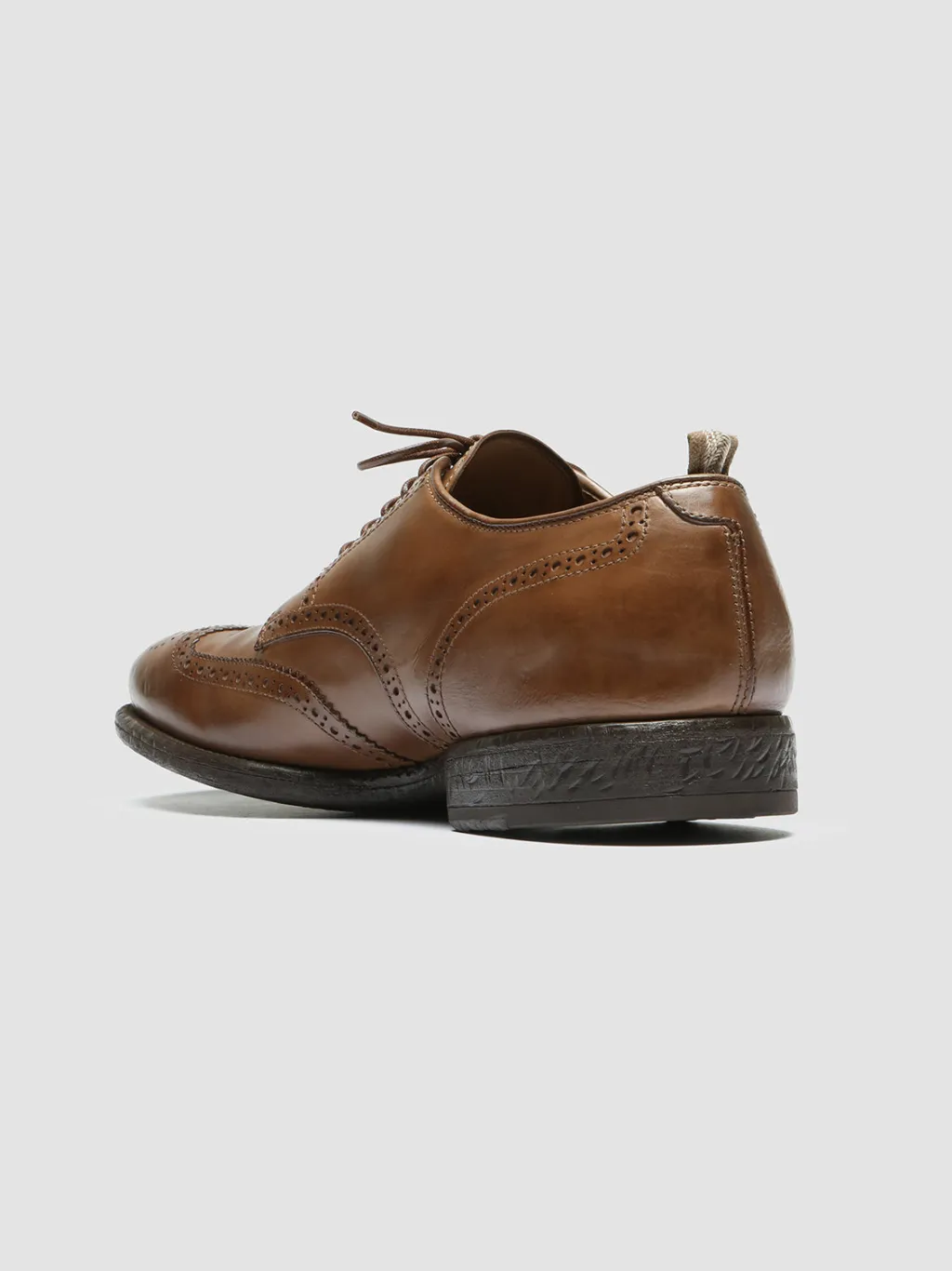 Officine Creative EMORY 015 - Brown Leather Derby Shoes