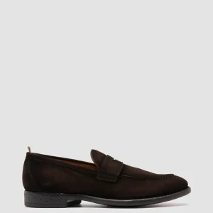 Officine Creative EMORY 024 - Brown Suede Loafers