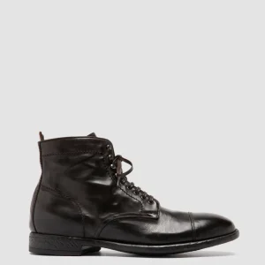 Officine Creative EMORY CAOU 014 - Dark Brown Leather Boots