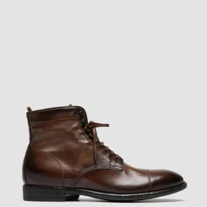 Officine Creative EMORY CAOU 014 - Light Brown Leather Boots