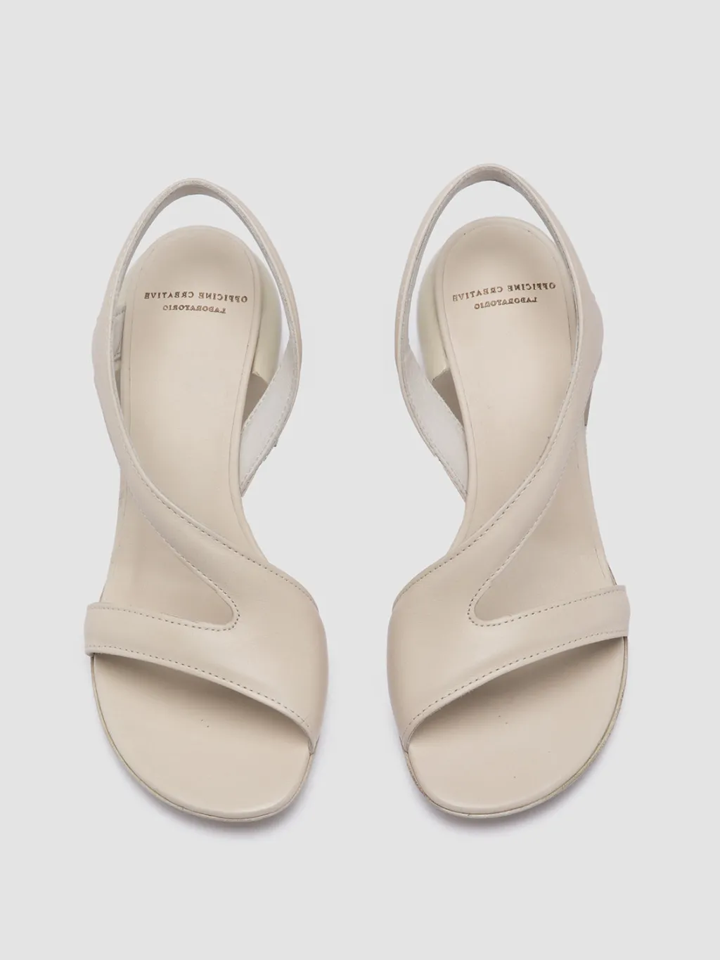 Women Officine Creative ETHEL 023 - White Leather Sandals