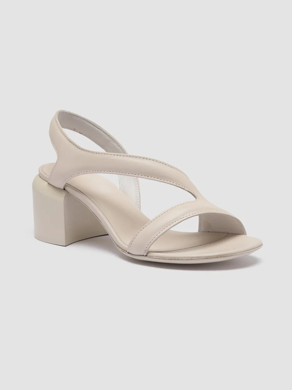 Women Officine Creative ETHEL 023 - White Leather Sandals